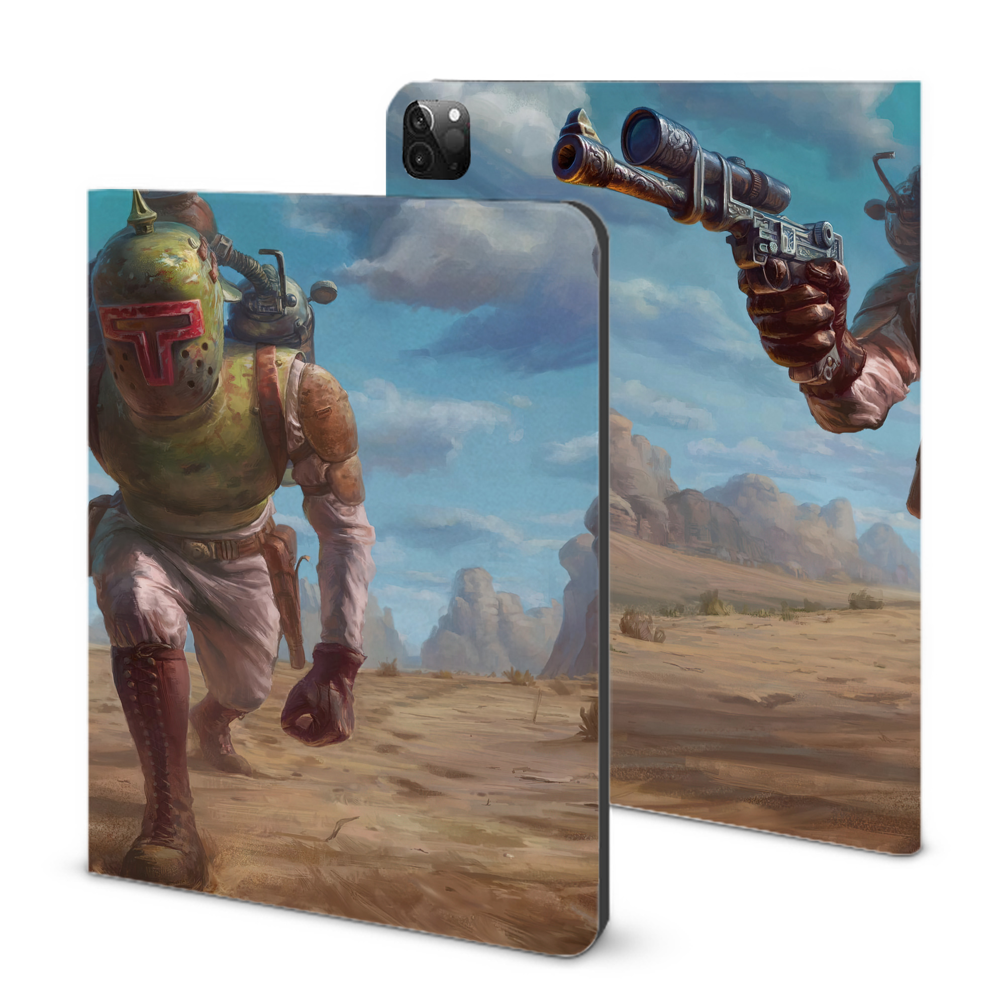 （画像用） スター・ウォーズ Star Wars IPadケース ペンホルダー付き ブックスタイルデザイン